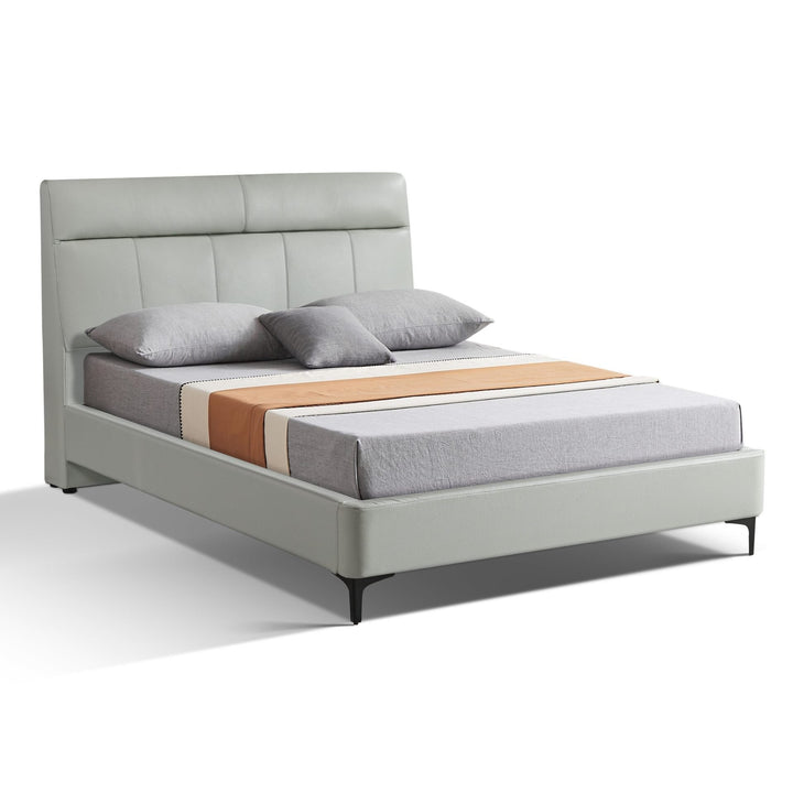 LYSANDER Half Leather, Light Green Bed