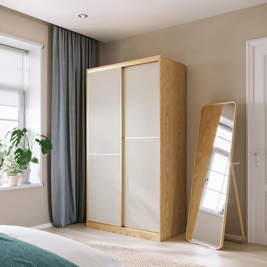 EMILIO White Wood Wardrobe