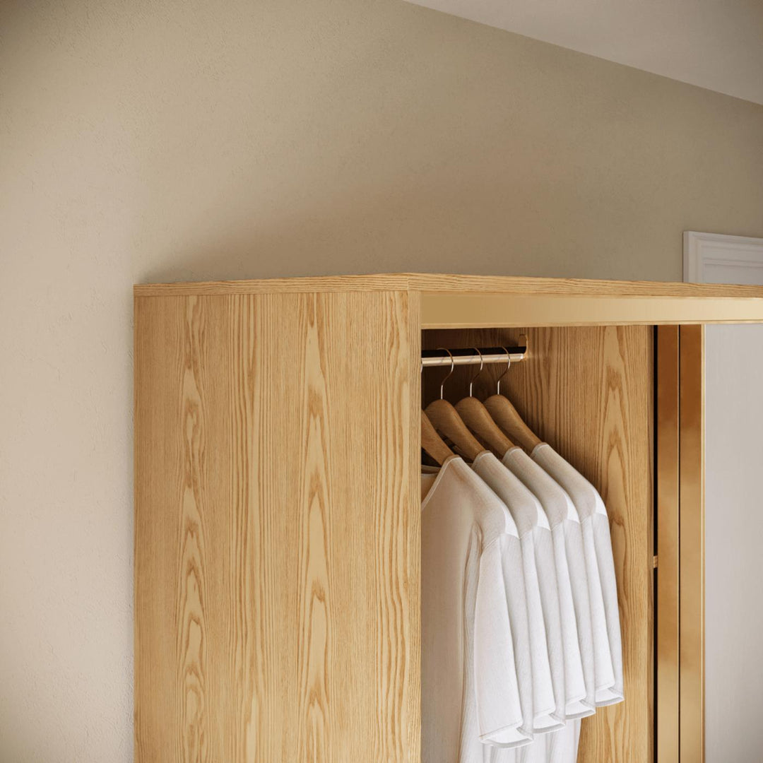 EMILIO White Wood Wardrobe