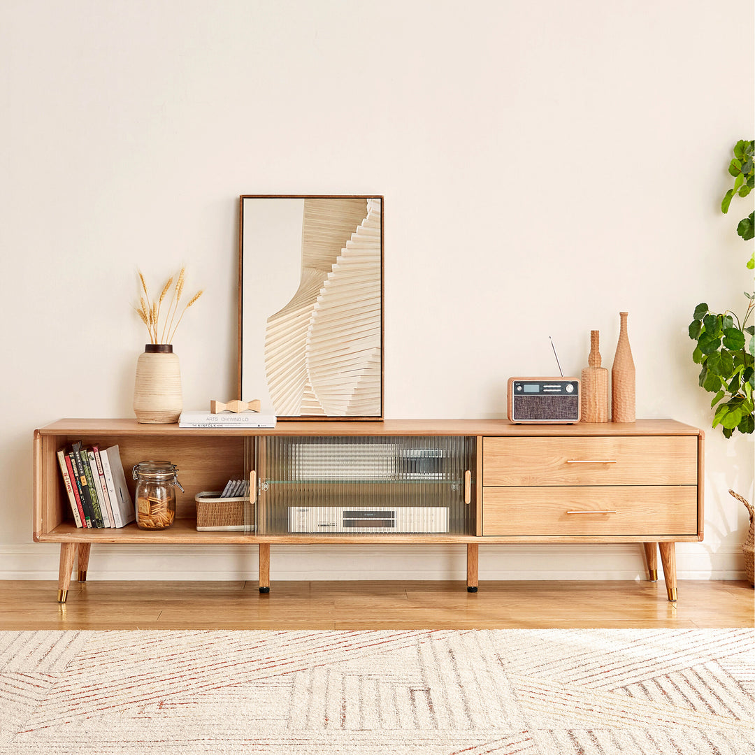 AIRA Minimalist Wood TV Stand