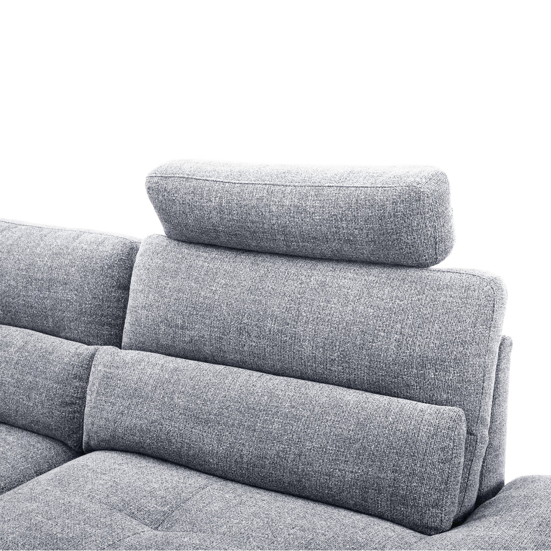 BROCK Fabric Sectional with Removable Headrests