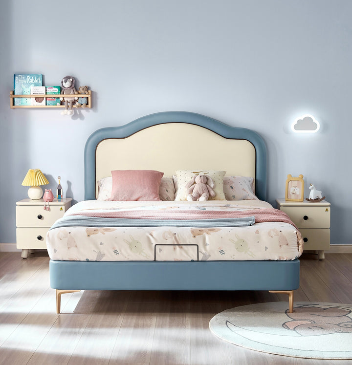 QUENTIN Dreamy Blue Double Bed