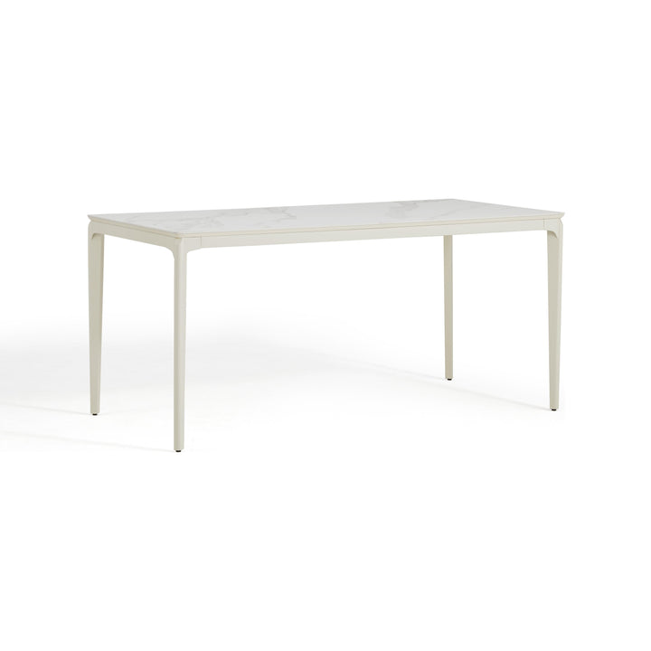 LISHA White Ceramic Dining Table 1.4m