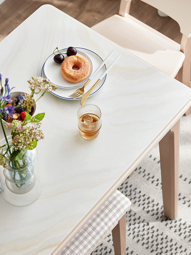 Cassian Rose Gold Extendable Dining Table