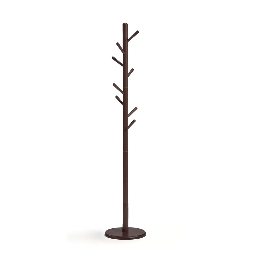 LEOPOLD Wooden Coat Rack Walnut