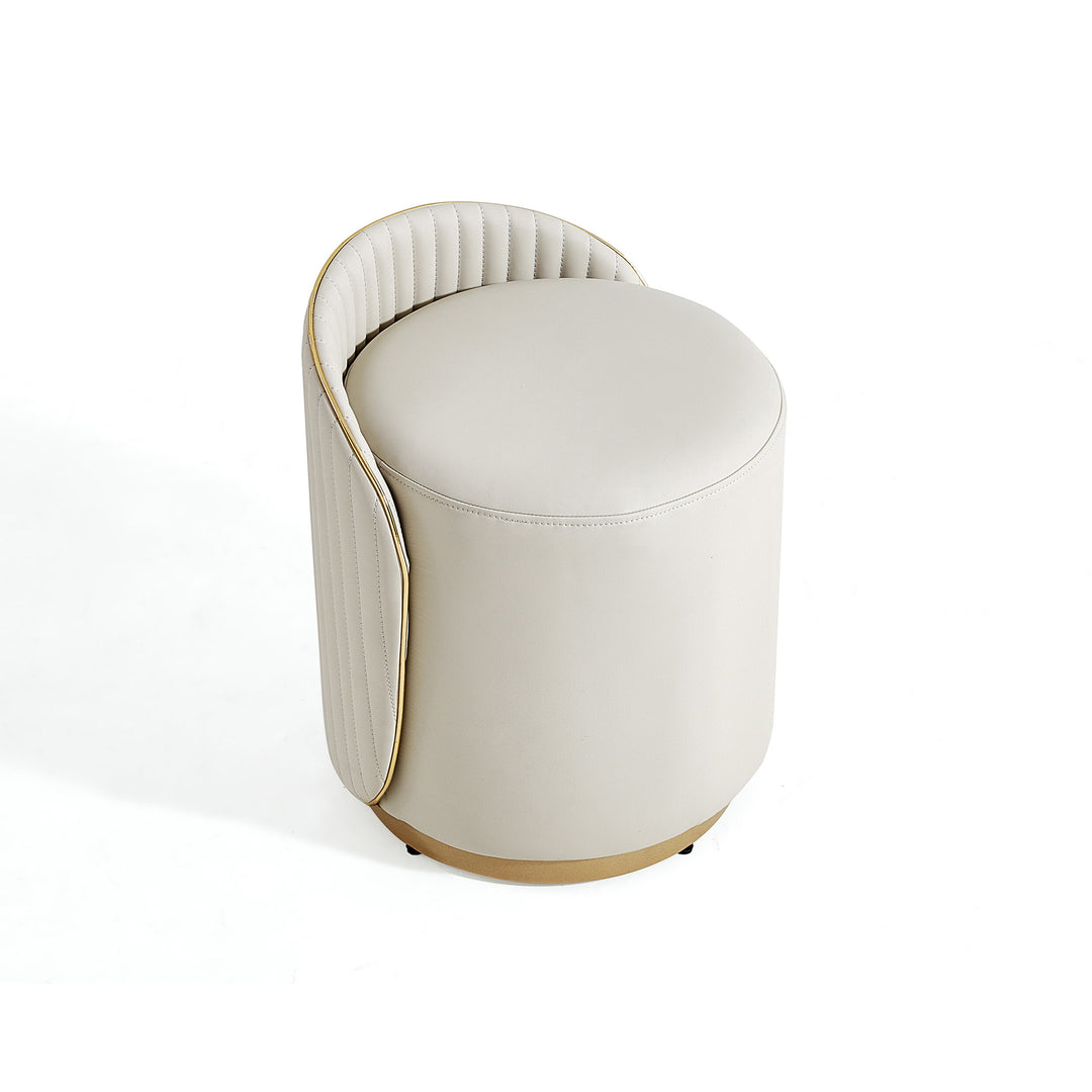 VIOLET Golden Base Vanity Stool