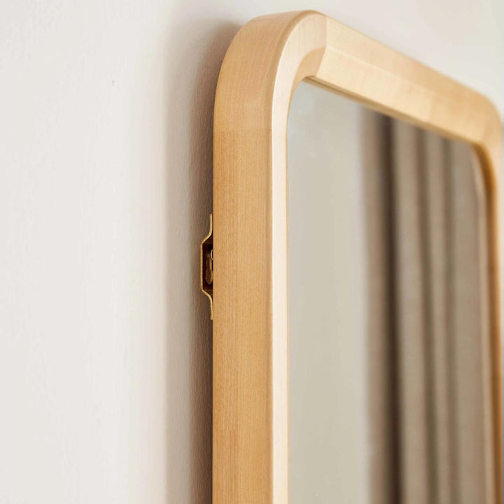 ARCHER Birch Wood Standing Mirror