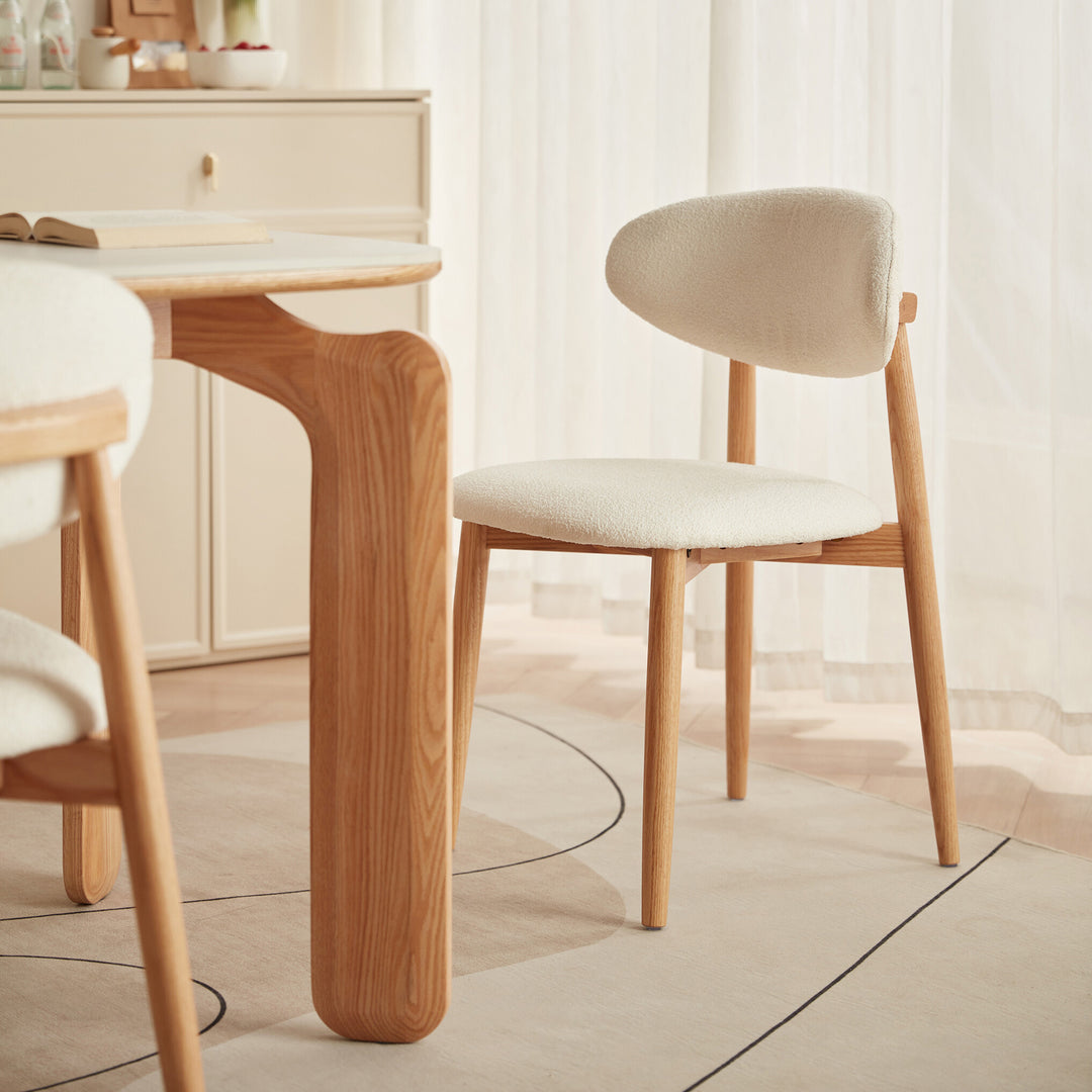 FELIX Boucle Wool Dining Chair