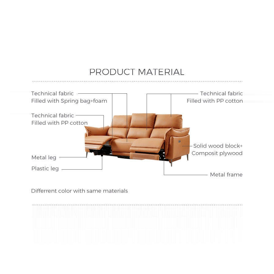 JUNIPER Adjustable Leather Sofa