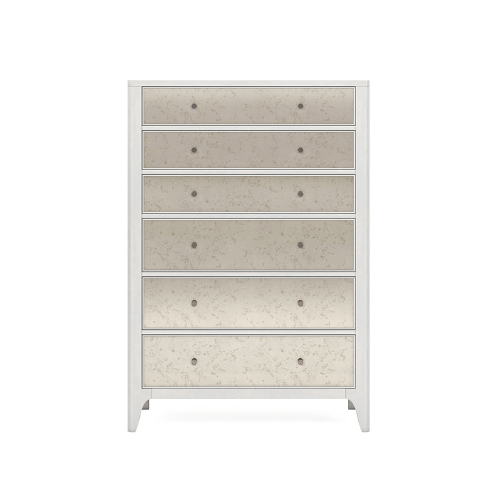 MEZZANINE Dove Grey Wood 6 Drawers Chest