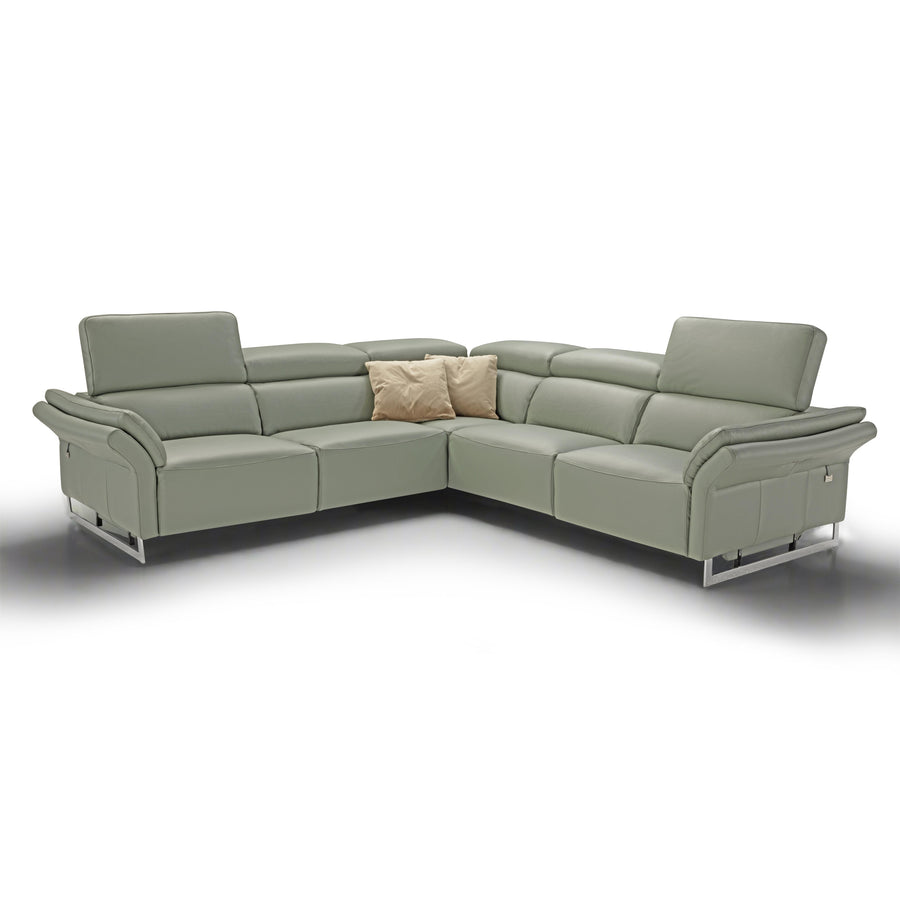 MOTTETTO Full Leather Sectional Sofa - New Trend Concept Right