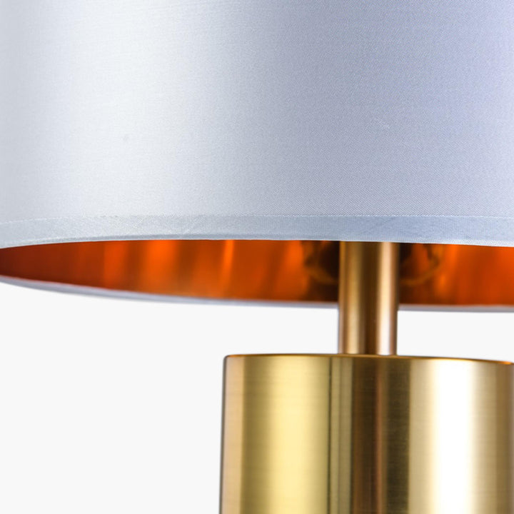 ORLENA Grey & Gold Table Lamp