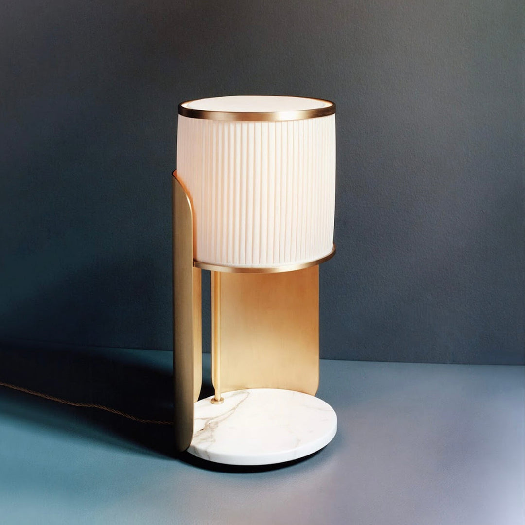 AMARIS Gold & White Table Lamp