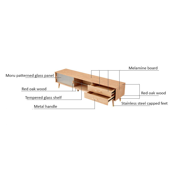 AIRA Minimalist Wood TV Stand