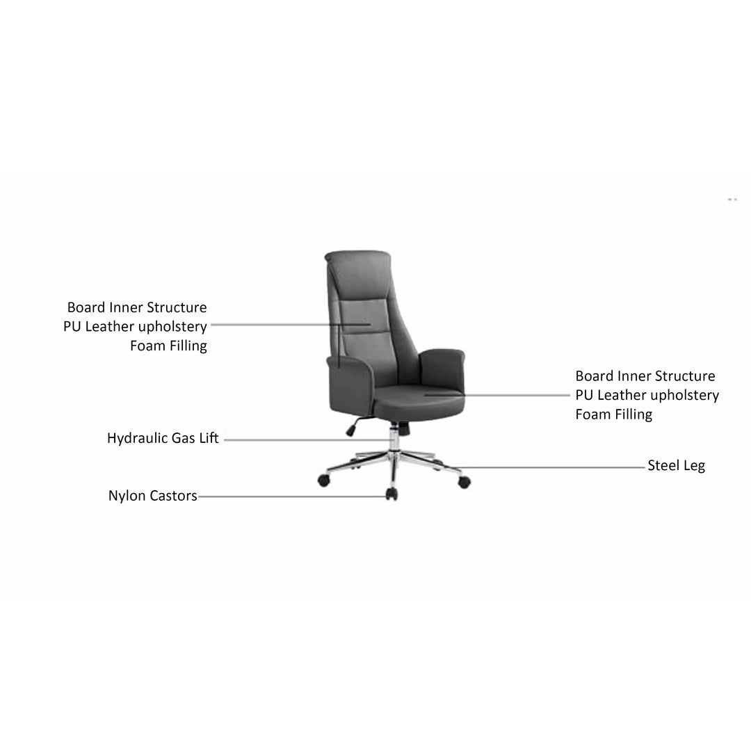 APOLLO Swivel Steel-Base Office Chair