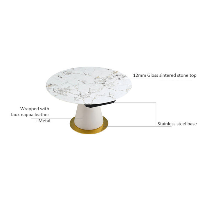 JULIETTE Extendable Round Dining Table