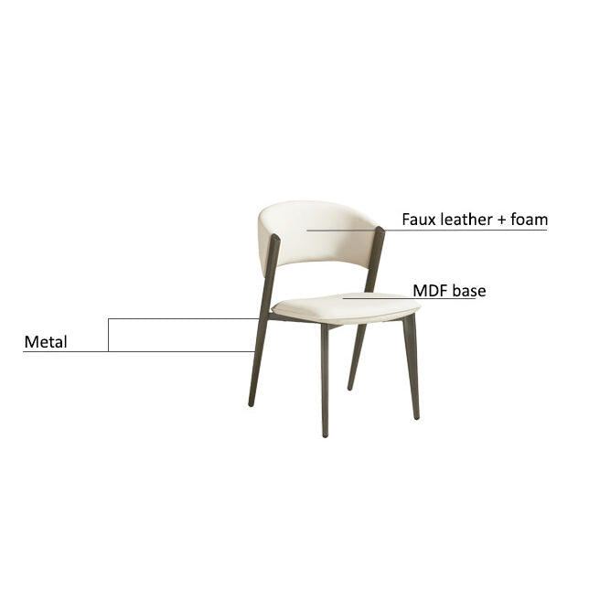 BENNETT Curved Dining Chair