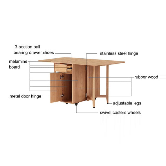 VERSA Foldable Dining Table - Table only