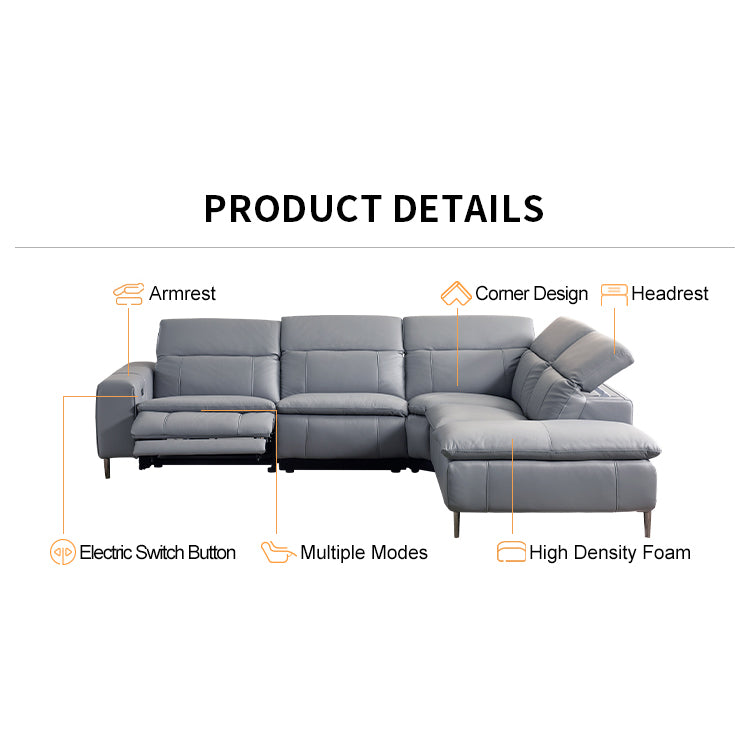 STORM Leather Sectional Sofa