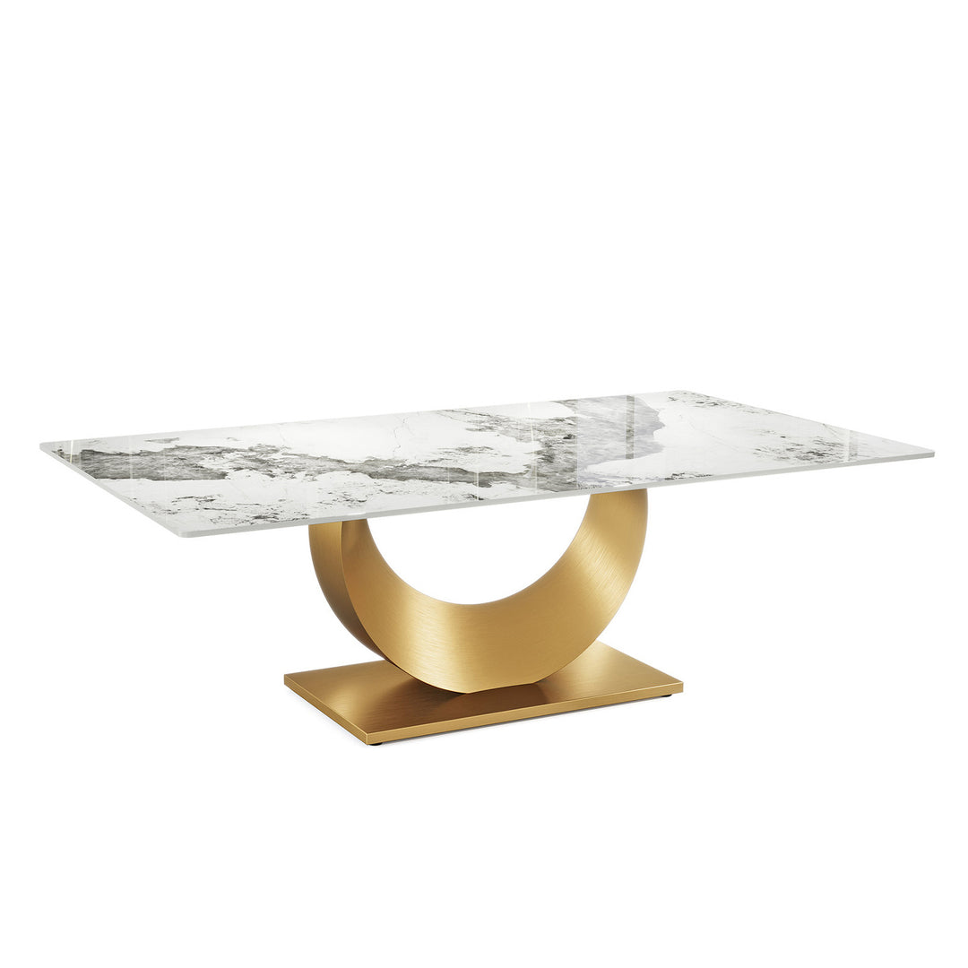 MOON Natural Marble Dining Table