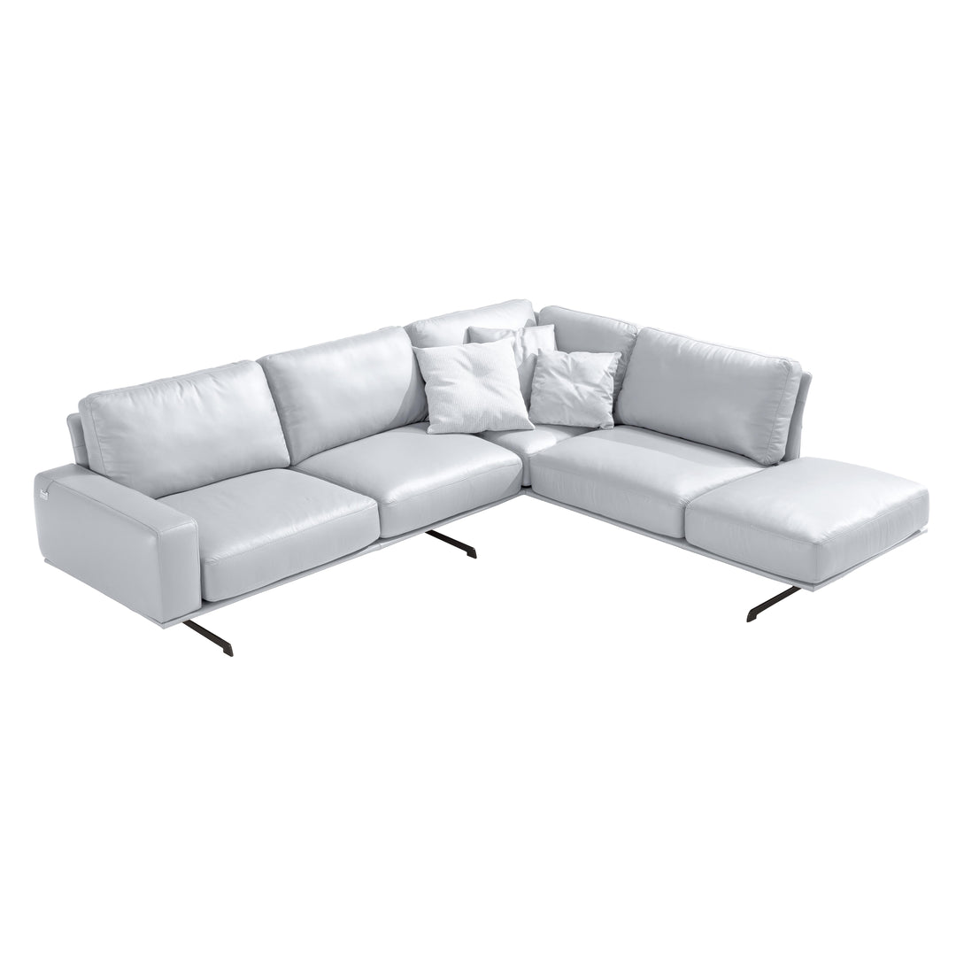 NUVOLARI Full Leather Sectional Sofa - New Trend Concept