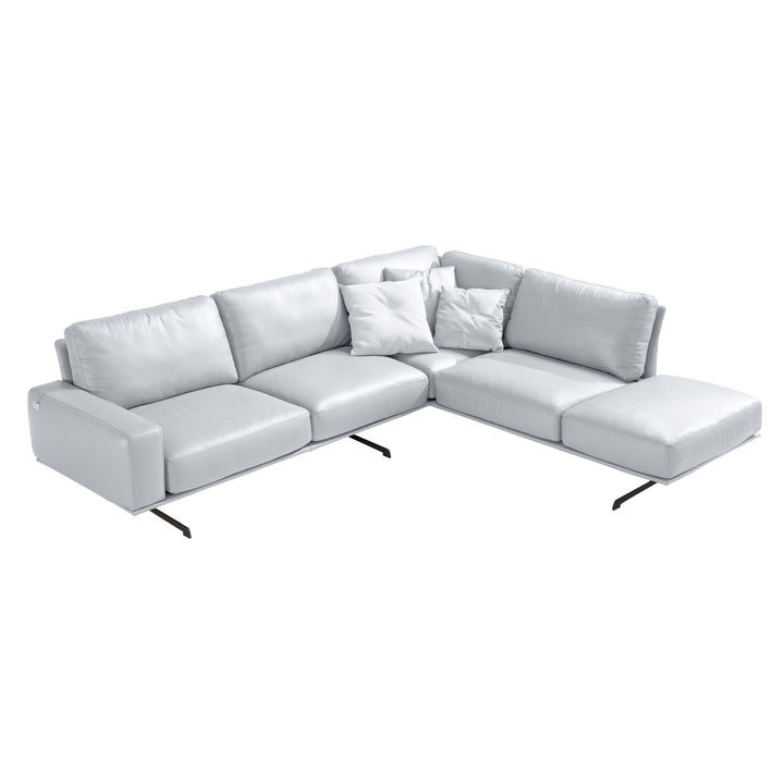 NUVOLARI Full Leather Sectional Sofa - New Trend Concept