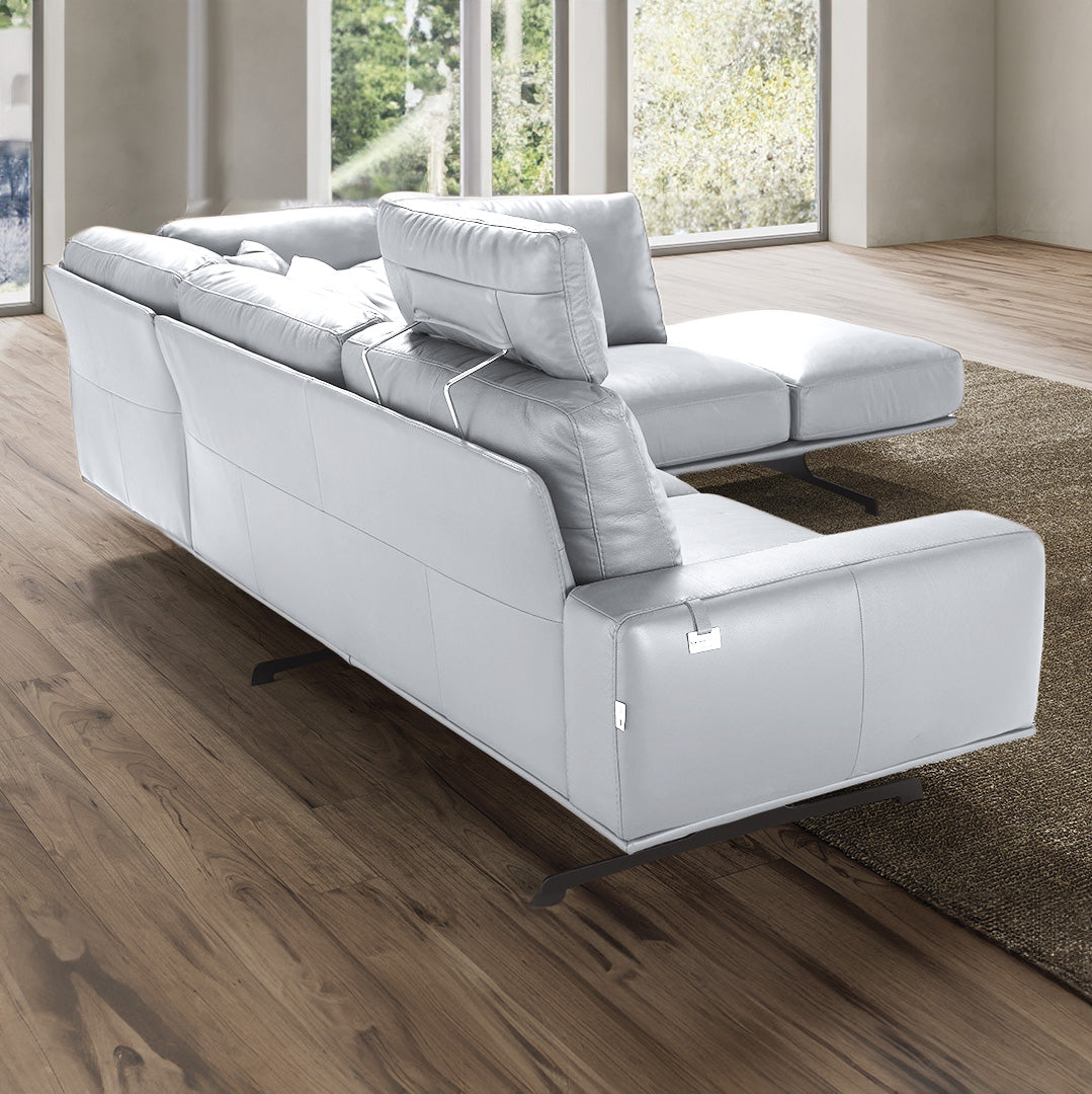 NUVOLARI Full Leather Sectional Sofa - New Trend Concept