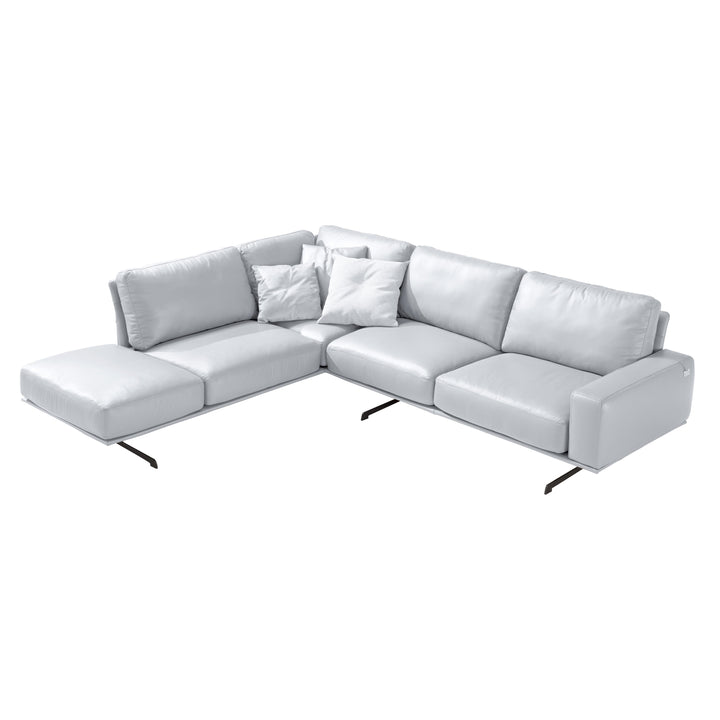 NUVOLARI Full Leather Sectional Sofa - New Trend Concept