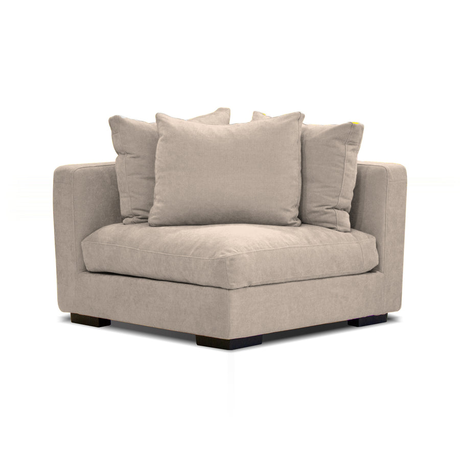 ONZA Modular Sofa - Mobital Stone Wheat Corner