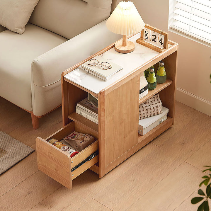 SYLVIA Compact Wooden Side Table