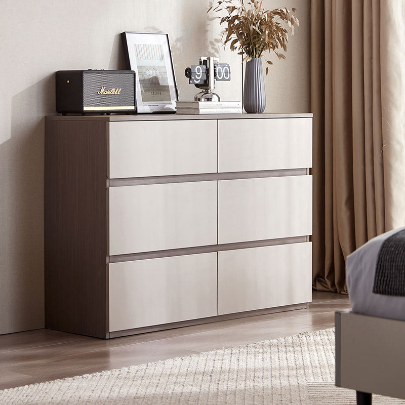 LINEA Compact Six-Drawer Storage Dresser