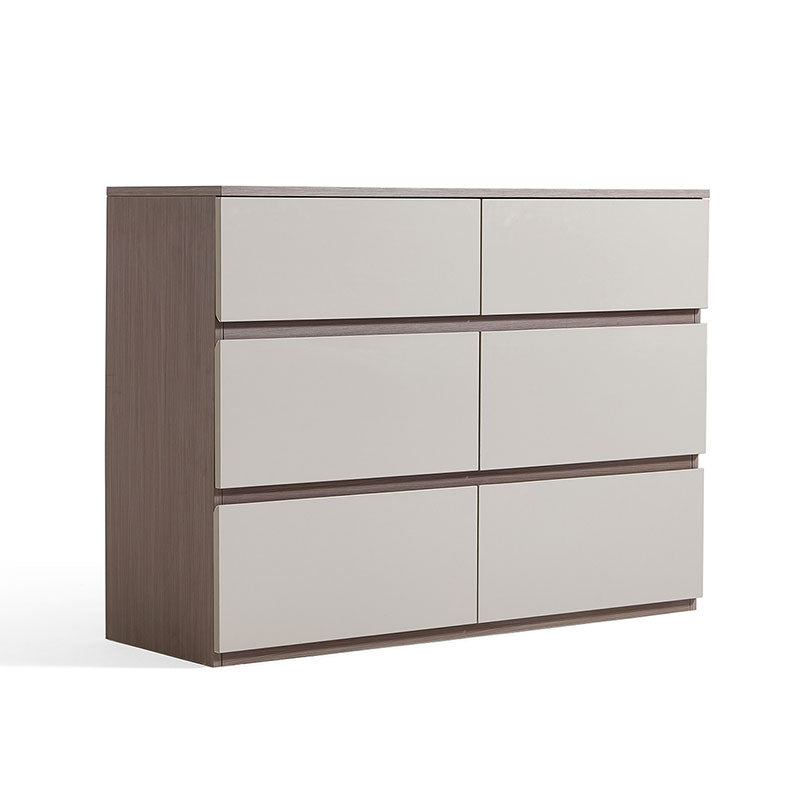 LINEA Compact Six-Drawer Storage Dresser