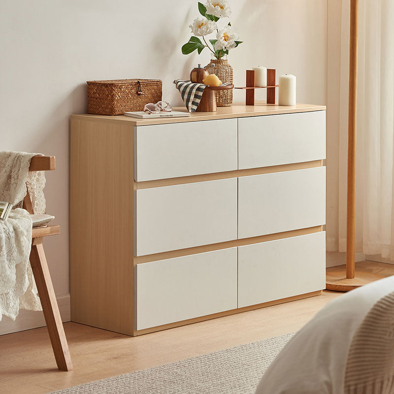 LINEA Compact Six-Drawer Storage Dresser