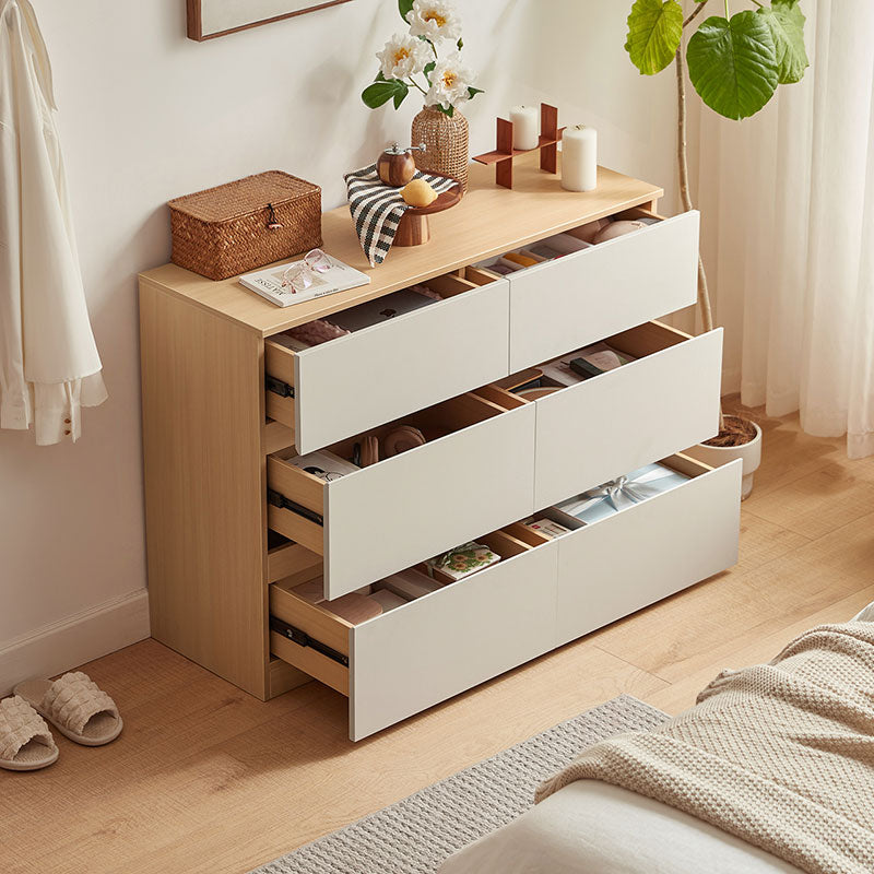 LINEA Compact Six-Drawer Storage Dresser