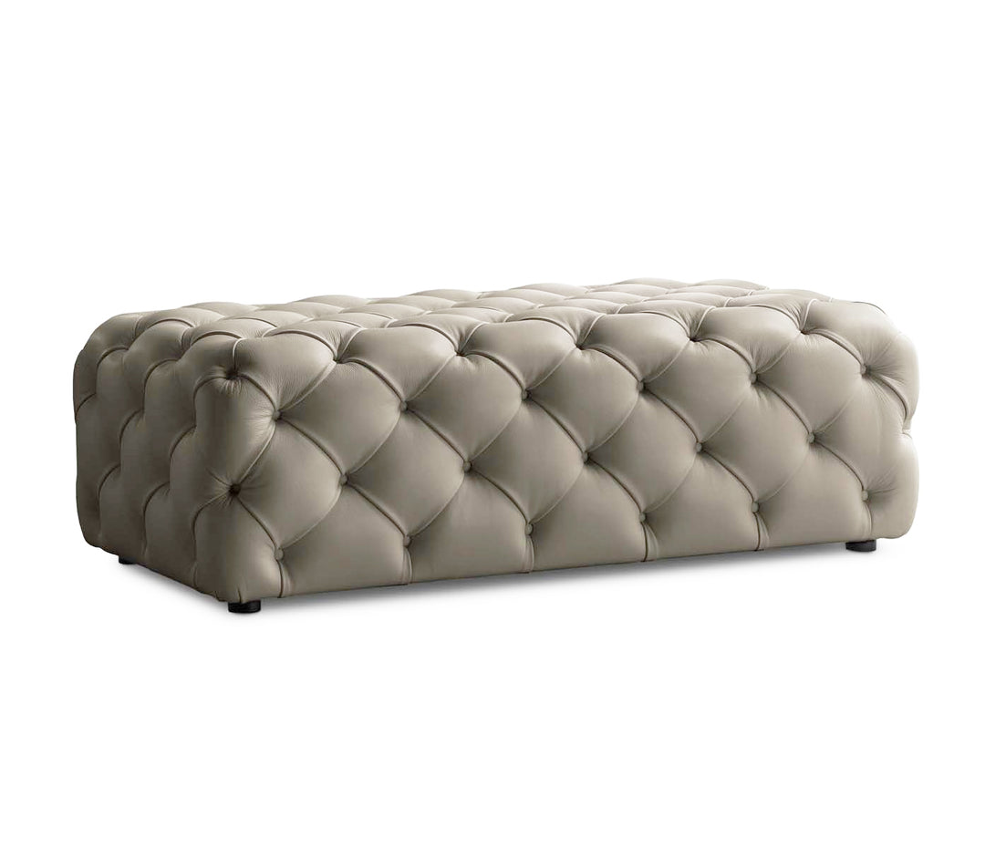 DIANA Tufted Leatherette Bench