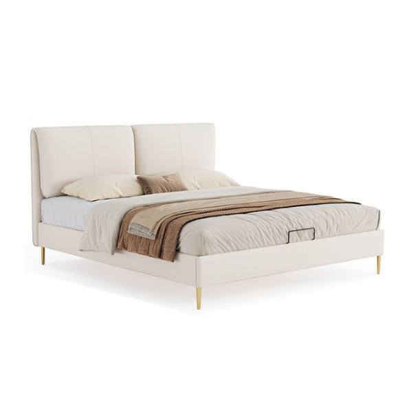 VIVIETTE Queen Cream White  Bed