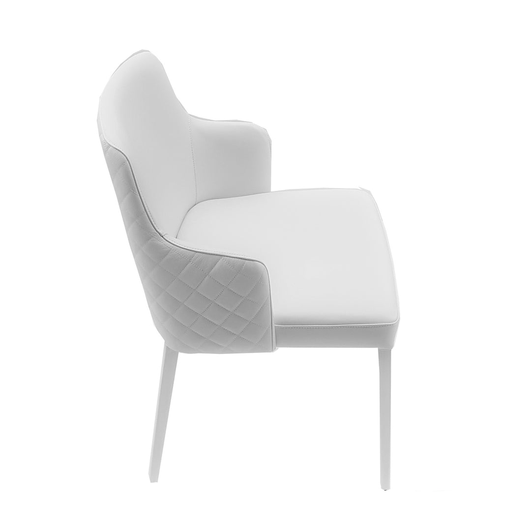 POLLY Full Leather Dining Chair - Bellini