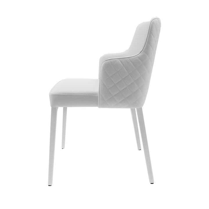 POLLY Full Leather Dining Chair - Bellini