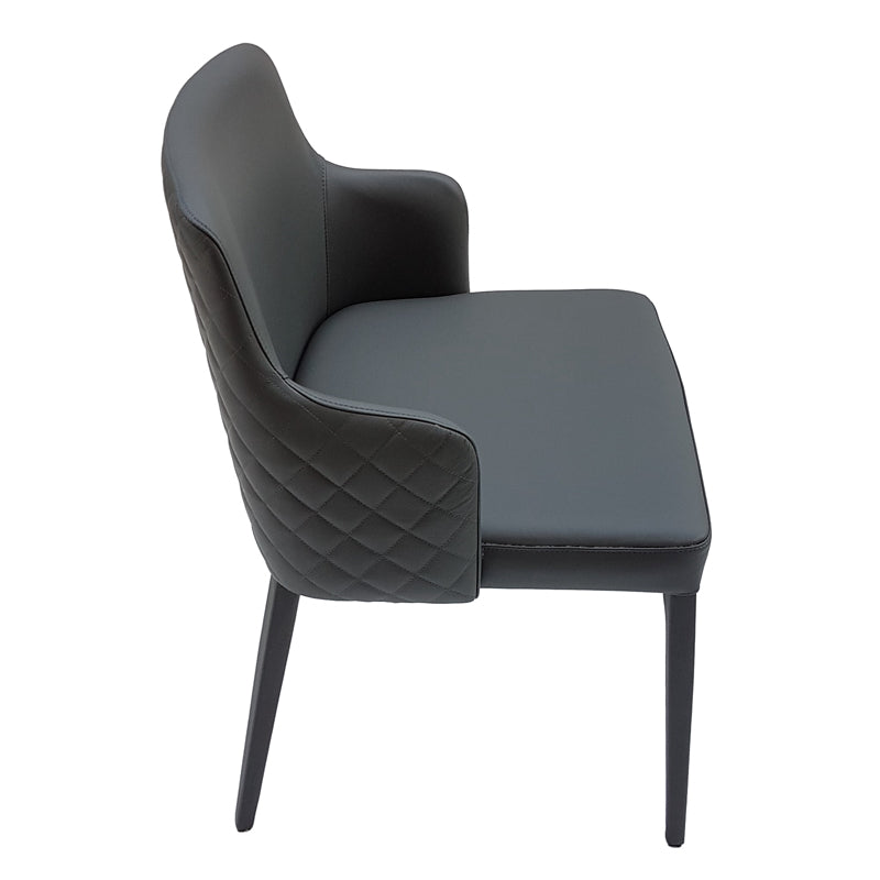 POLLY Full Leather Dining Chair - Bellini