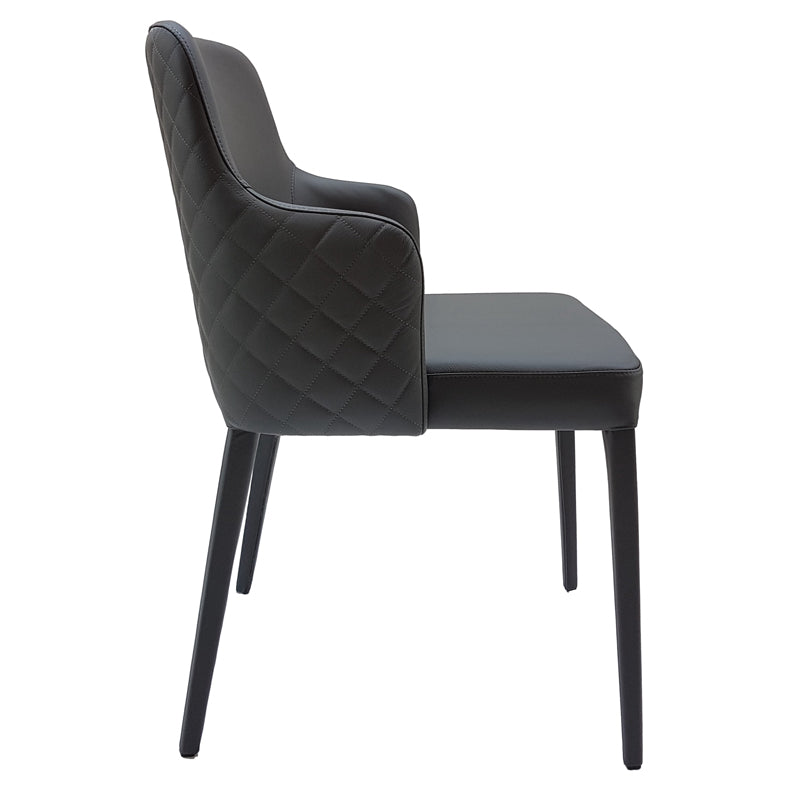 POLLY Full Leather Dining Chair - Bellini