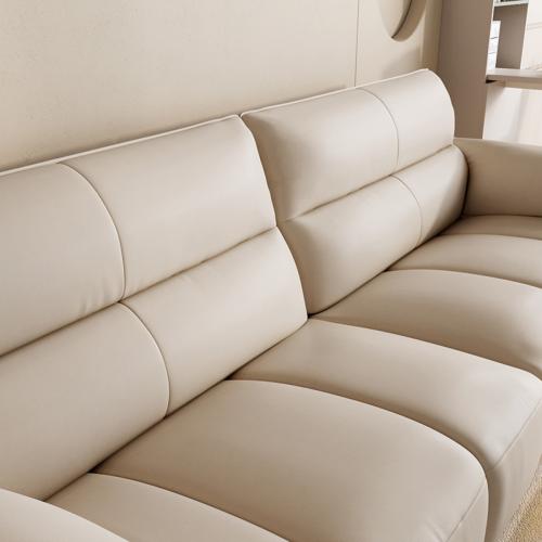 MATTHEW Leather Sofa with Moveable Ottoman