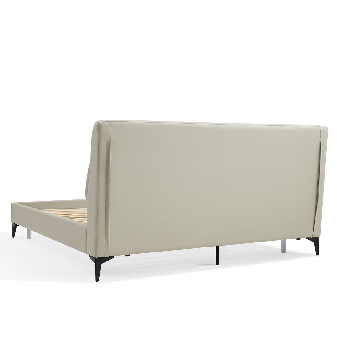 ISSAC Top-Grain Leather Bed