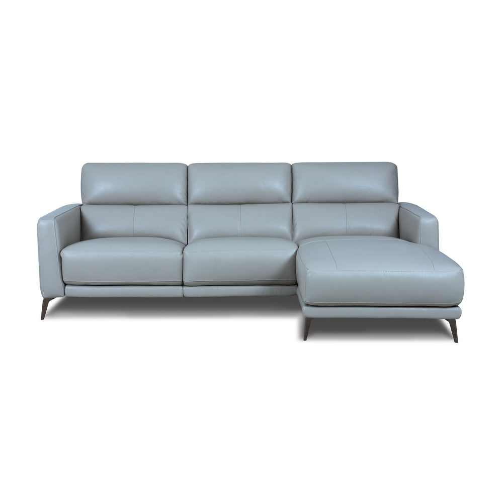 GRAHAM Power Reclining Top-Grain Leather Sectional