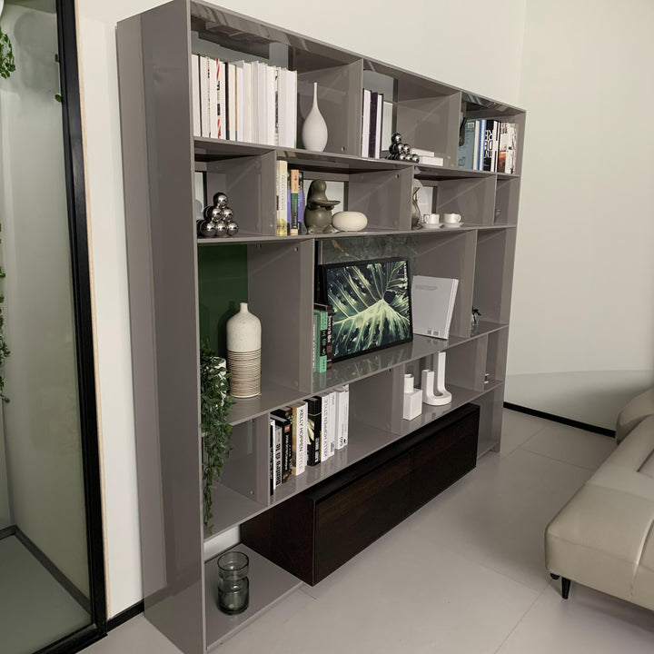 RIKO Stone-Accented Book Shelf