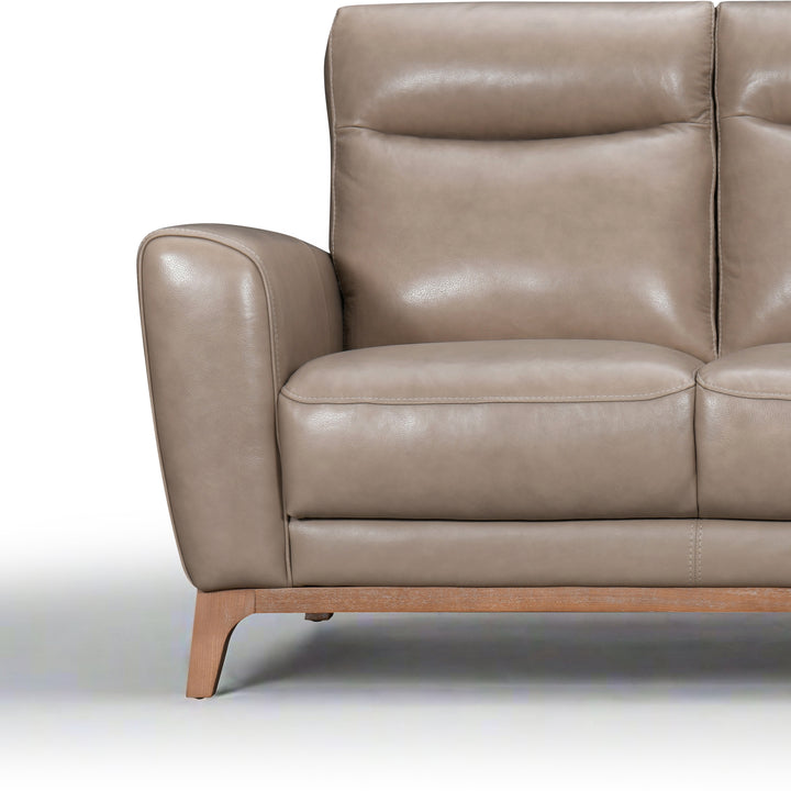 BRIONY Classic Leather Sectional Sofa