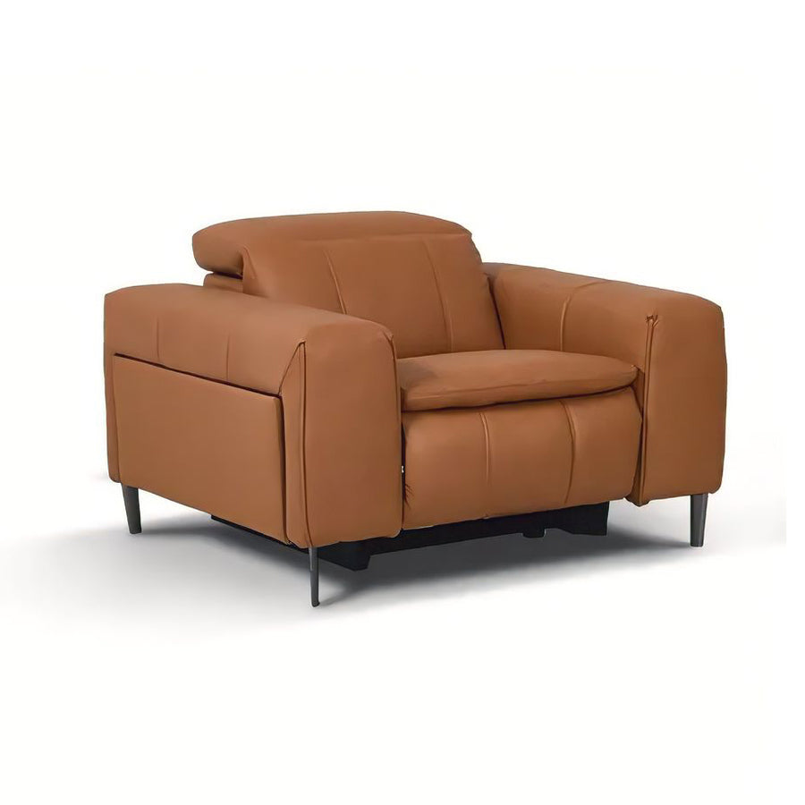 STORM Brown Leather Sofa