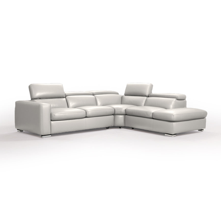 VERTIGO Full Leather Sectional Sofa - New Trend Concept Right