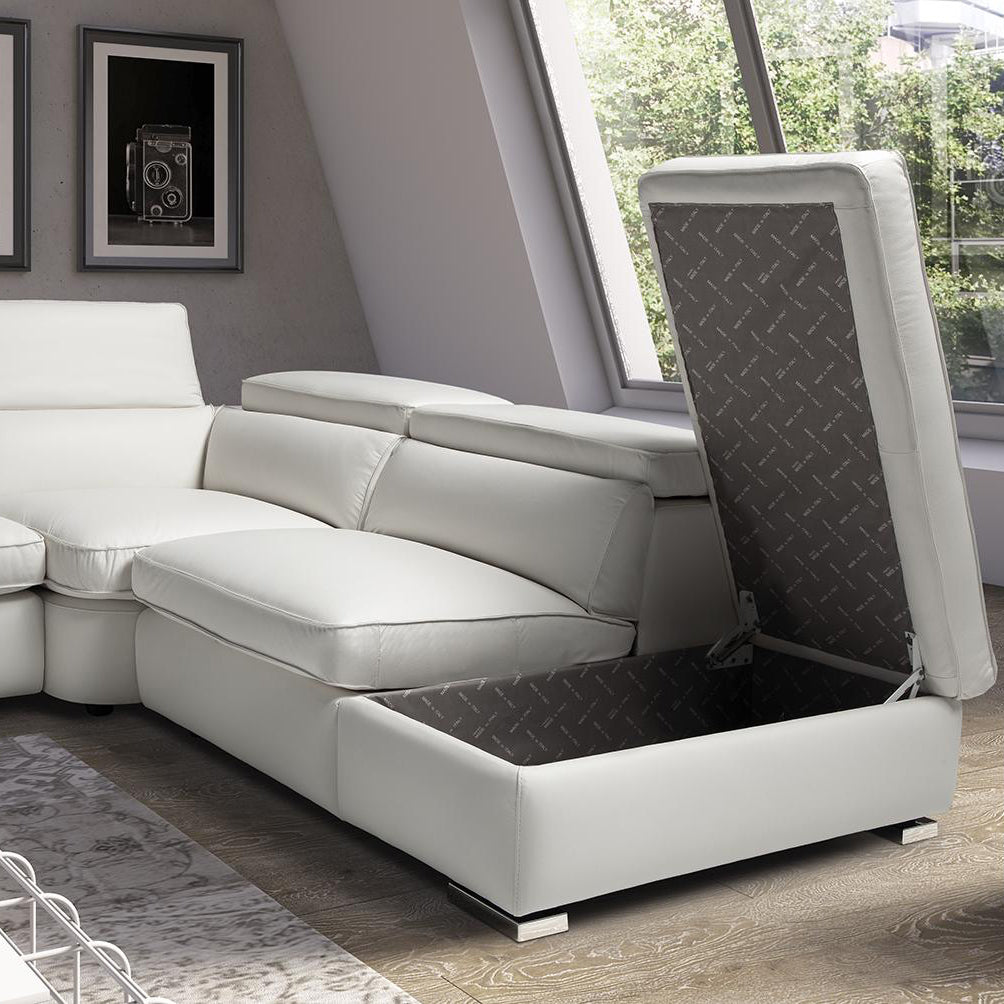 VERTIGO Full Leather Sectional Sofa - New Trend Concept