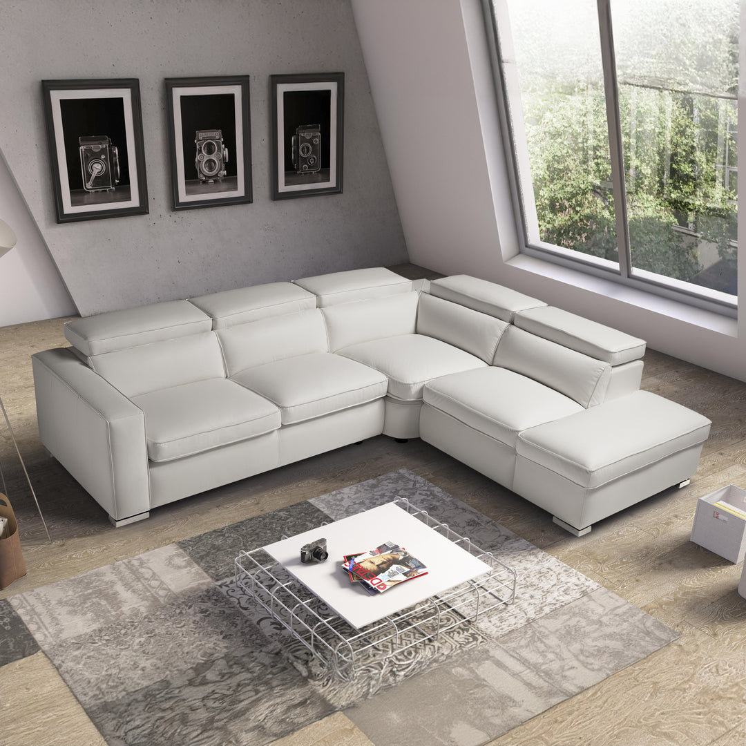 VERTIGO Full Leather Sectional Sofa - New Trend Concept