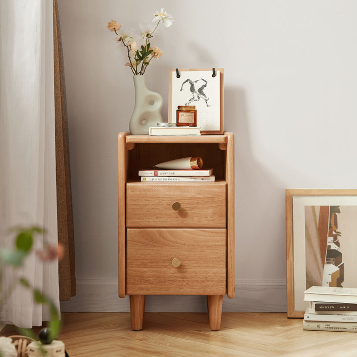 LAILA Compact Wood Nightstand